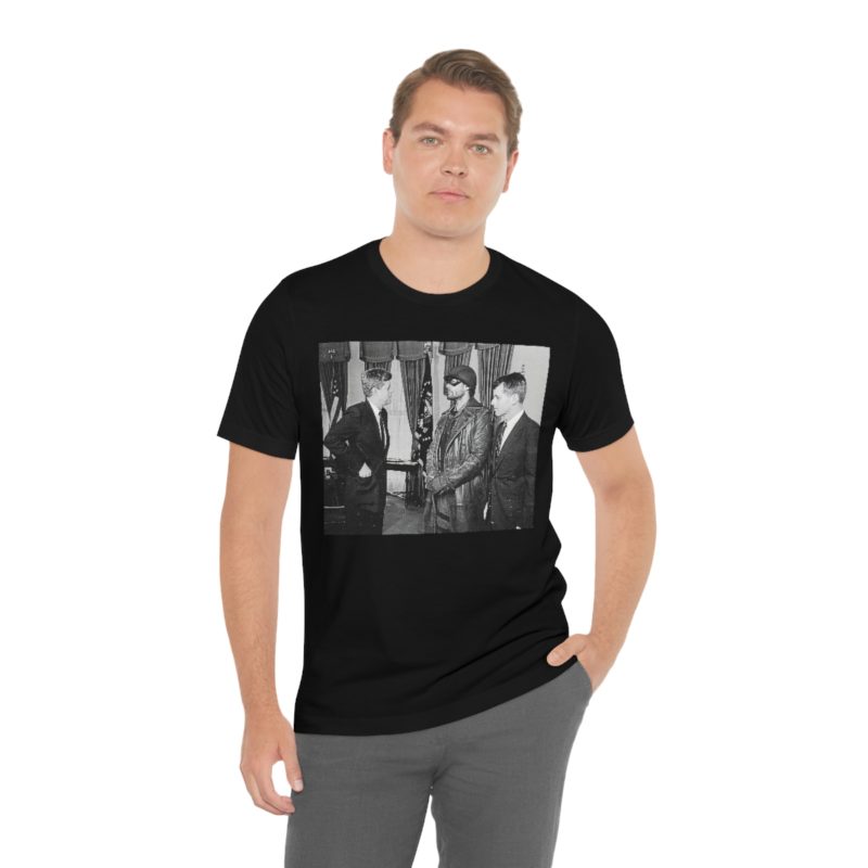 When Soldier Boy met John and Bobby Kennedy 1960s Unisex Jersey Short Sleeve Tee - Image 5