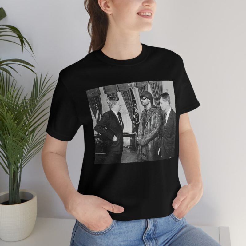 When Soldier Boy met John and Bobby Kennedy 1960s Unisex Jersey Short Sleeve Tee - Image 6