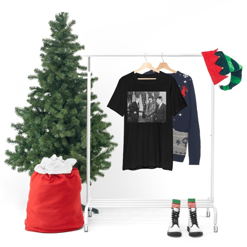 When Soldier Boy met John and Bobby Kennedy 1960s Unisex Jersey Short Sleeve Tee - Image 8