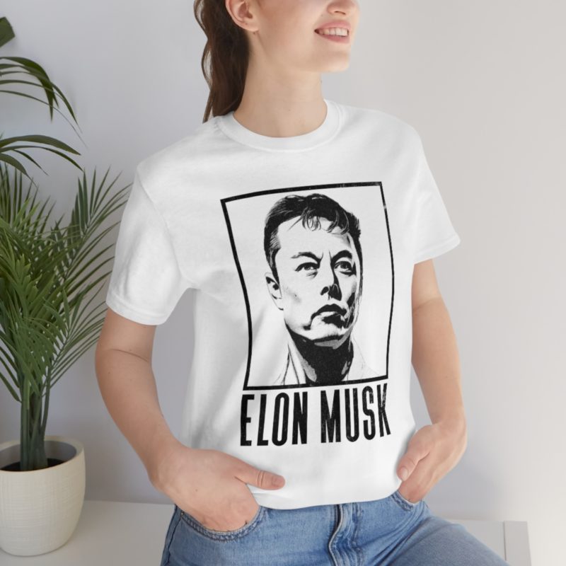 Elon Musk T-Shirt - Musk T-shirt art Unisex Jersey Short Sleeve Tee - Image 8