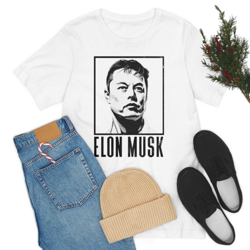 Elon Musk T-Shirt - Musk T-shirt art Unisex Jersey Short Sleeve Tee - Image 9