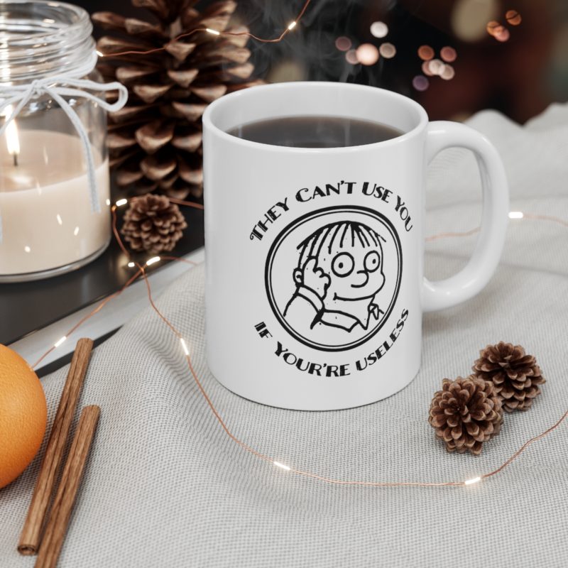 Ralph Wiggum - They Can't Use You If You're Useless Coffee Mug 11oz - Image 5