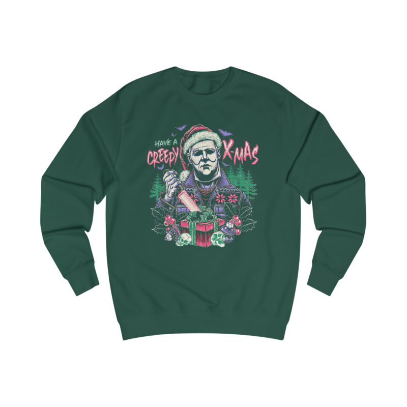 Mike Myers Have A Creepy Xmas Men's Sweatshirt - Image 4