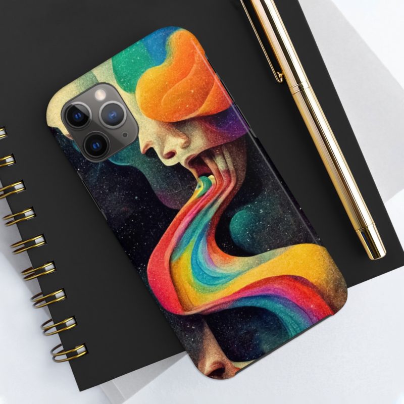 Psychedelic Mushroom Trip tough Phone Cases, Case-Mate - Image 28