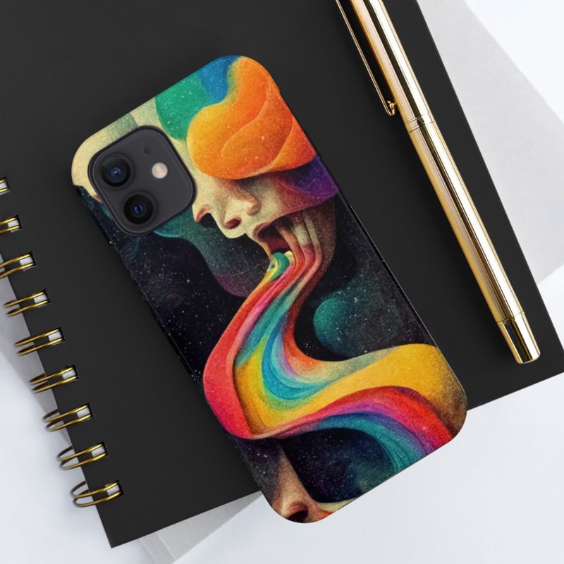 Psychedelic Mushroom Trip tough Phone Cases, Case-Mate - Image 18