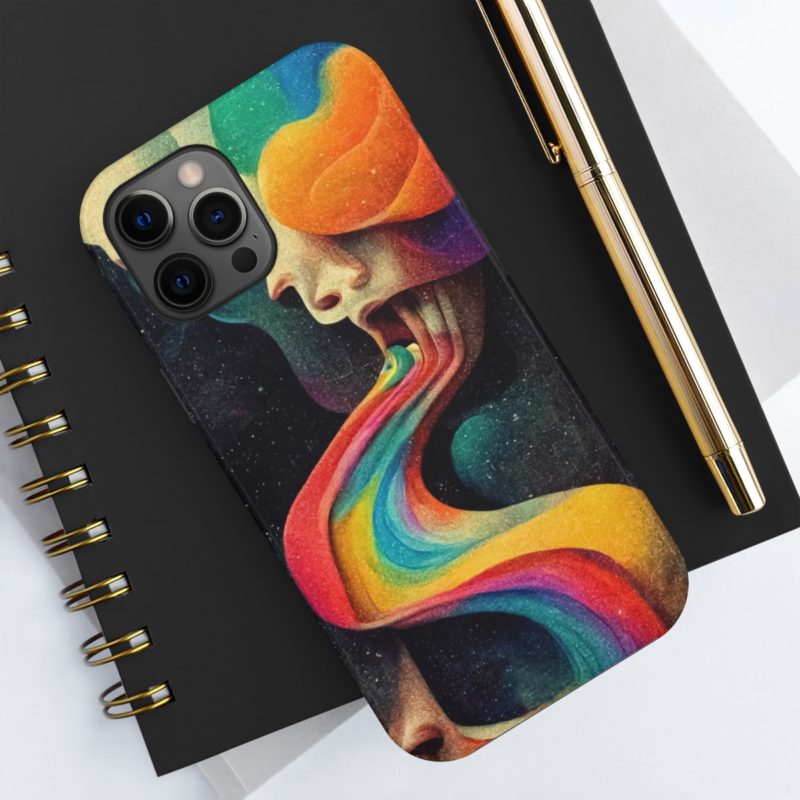 Psychedelic Mushroom Trip tough Phone Cases, Case-Mate - Image 2