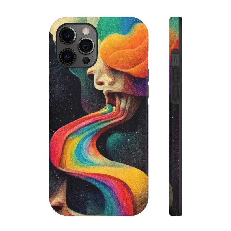 Psychedelic Mushroom Trip tough Phone Cases, Case-Mate