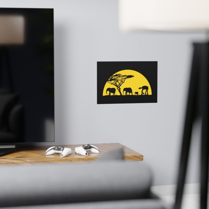 AT-AT Sunset Horizontal Matte Posters - Image 9