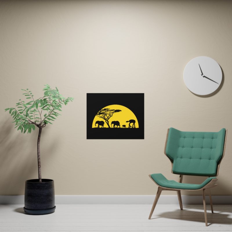 AT-AT Sunset Horizontal Matte Posters - Image 11