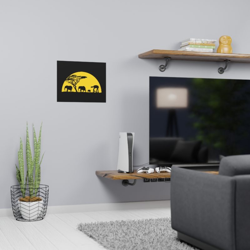 AT-AT Sunset Horizontal Matte Posters - Image 12