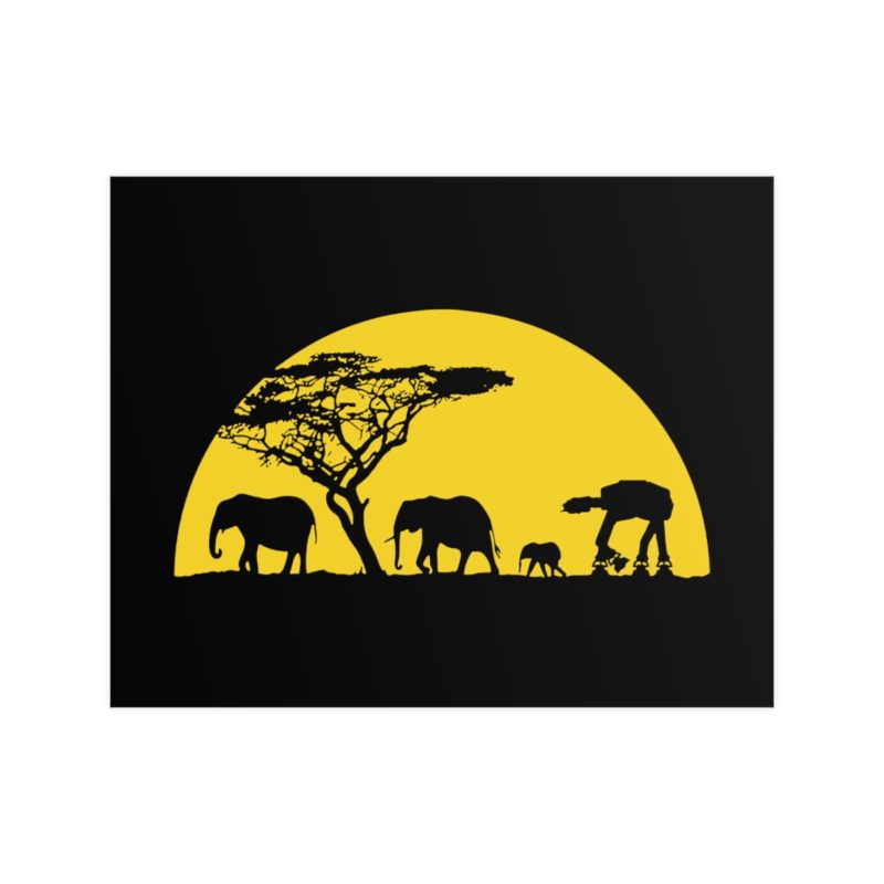 AT-AT Sunset Horizontal Matte Posters - Image 10