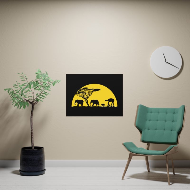 AT-AT Sunset Horizontal Matte Posters - Image 14