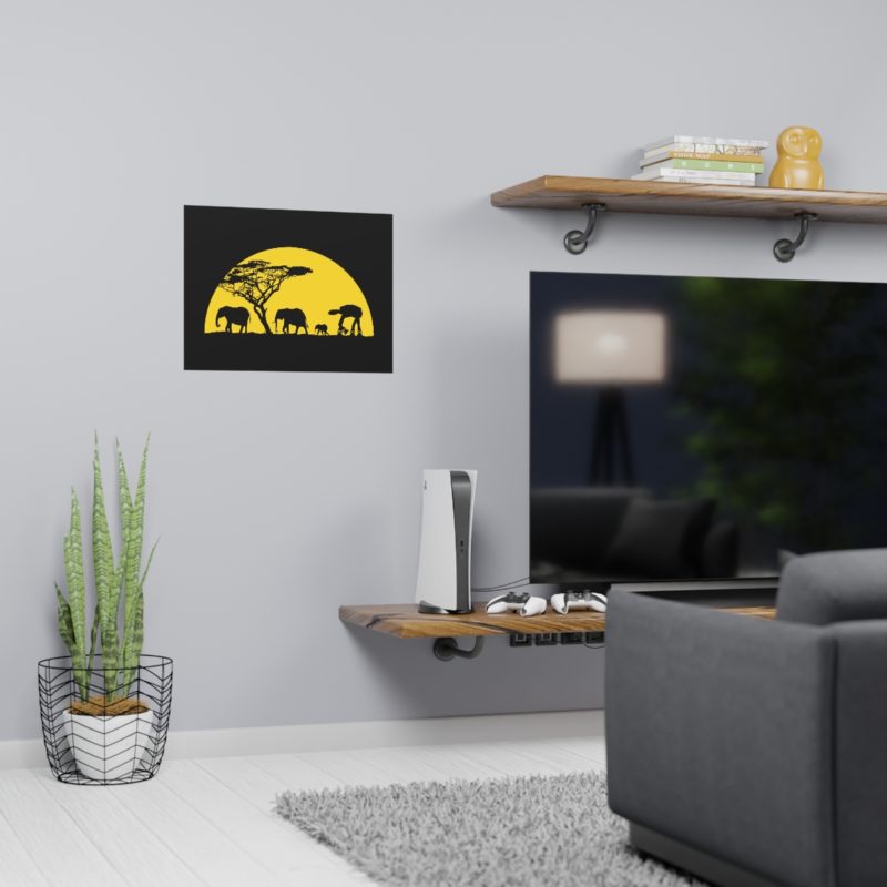AT-AT Sunset Horizontal Matte Posters - Image 15
