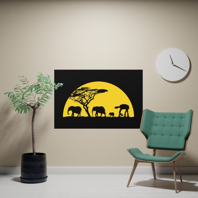 AT-AT Sunset Horizontal Matte Posters - Image 17