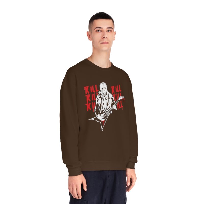 KILL KILL KILL - Jason Plays Death Metal Guitar Unisex NuBlend® Crewneck Sweatshirt - Image 8