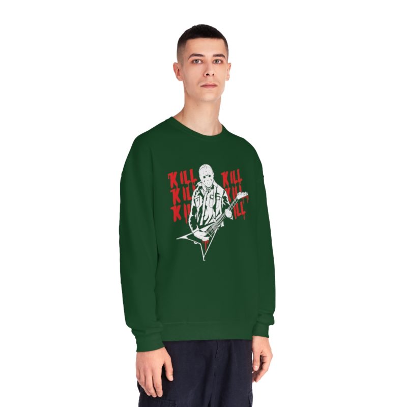 KILL KILL KILL - Jason Plays Death Metal Guitar Unisex NuBlend® Crewneck Sweatshirt - Image 11