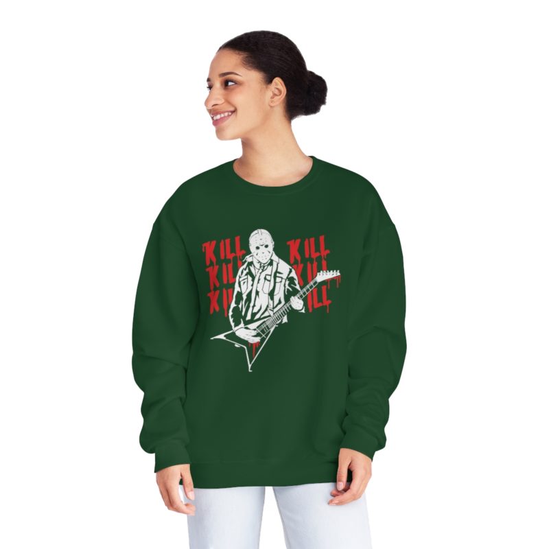 KILL KILL KILL - Jason Plays Death Metal Guitar Unisex NuBlend® Crewneck Sweatshirt - Image 12
