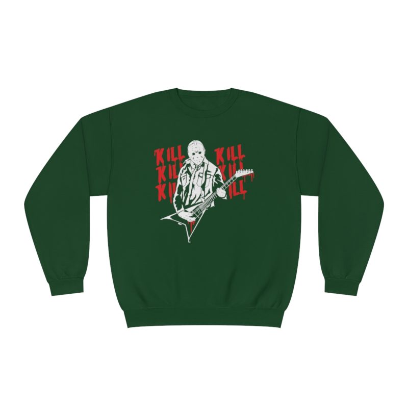 KILL KILL KILL - Jason Plays Death Metal Guitar Unisex NuBlend® Crewneck Sweatshirt - Image 10