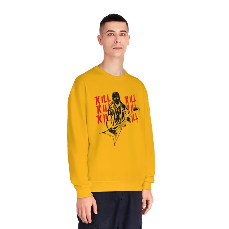 KILL KILL KILL - Jason Plays Death Metal Guitar Unisex NuBlend® Crewneck Sweatshirt - Image 5
