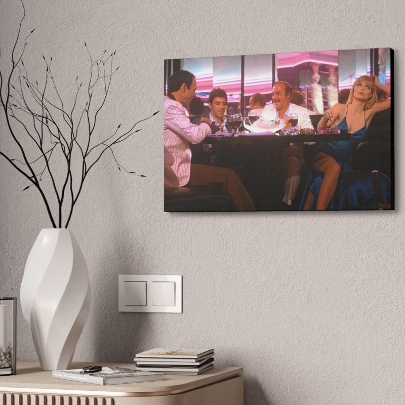 Scarface Babylon Club Scene Canvas Stretched, 1.5'' - Image 22