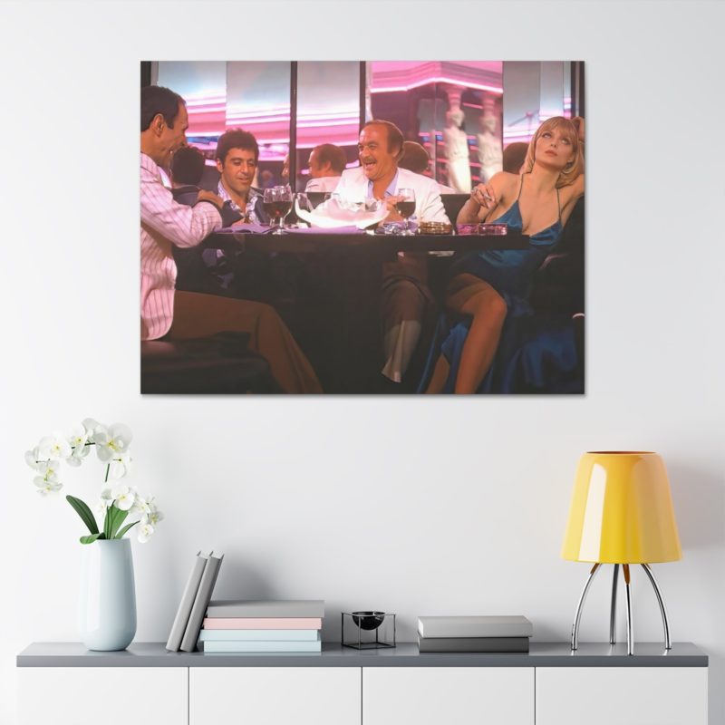 Scarface Babylon Club Scene Canvas Stretched, 1.5'' - Image 6