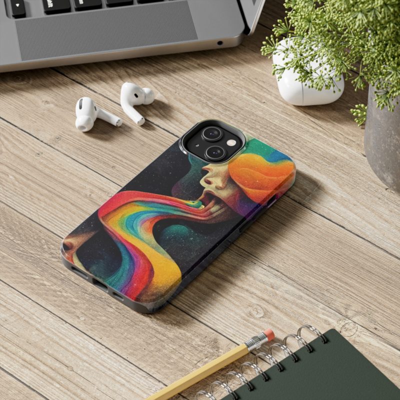 Psychedelic Mushroom Trip tough Phone Cases, Case-Mate - Image 4