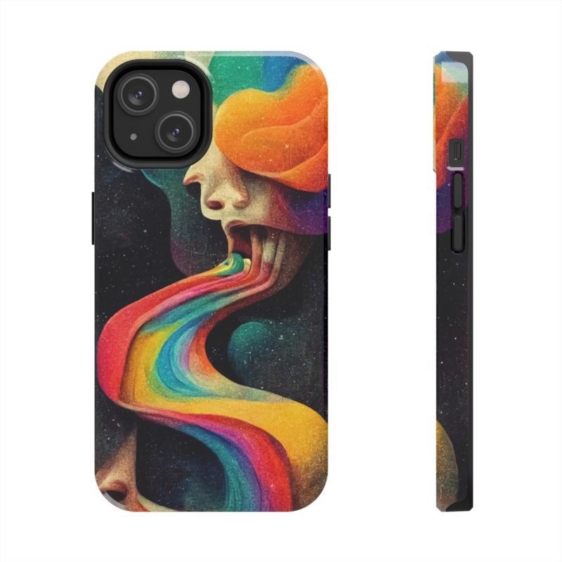 Psychedelic Mushroom Trip tough Phone Cases, Case-Mate - Image 3
