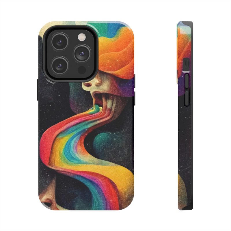 Psychedelic Mushroom Trip tough Phone Cases, Case-Mate - Image 5