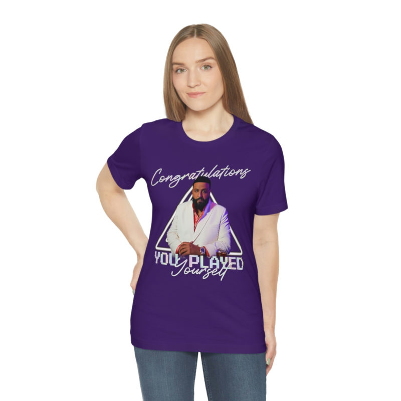 DJ Khaled Congratulations, You Played Yourself Unisex Jersey Short Sleeve T-Shirt - Image 19