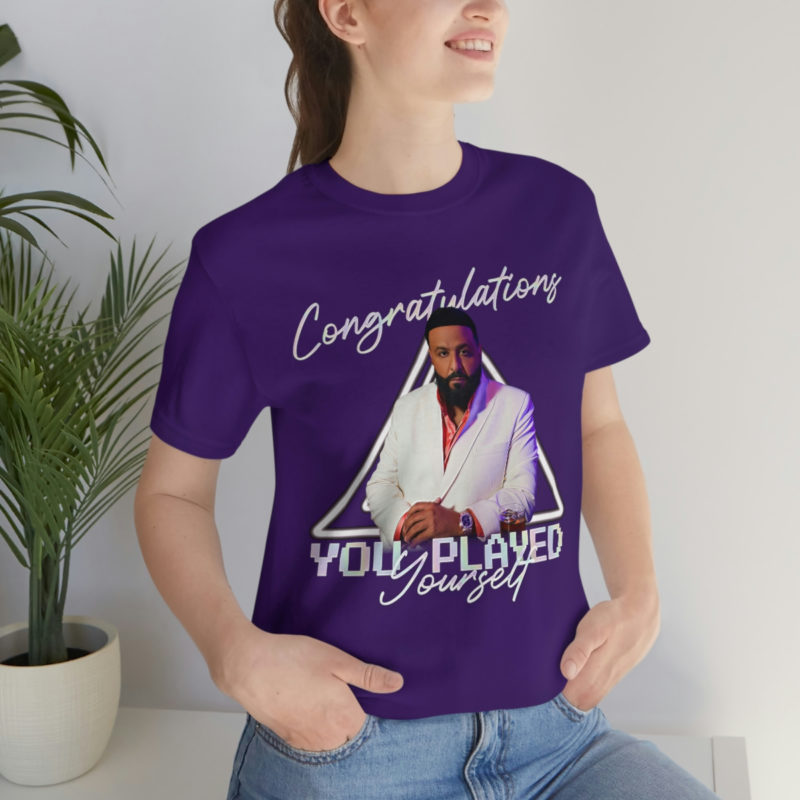DJ Khaled Congratulations, You Played Yourself Unisex Jersey Short Sleeve T-Shirt - Image 20