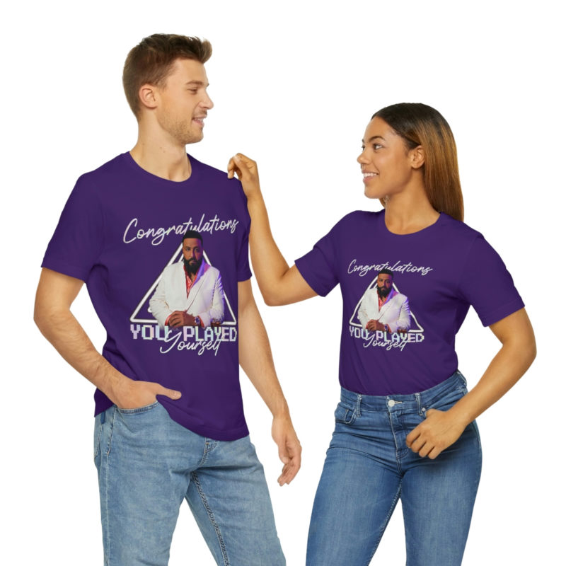DJ Khaled Congratulations, You Played Yourself Unisex Jersey Short Sleeve T-Shirt - Image 21