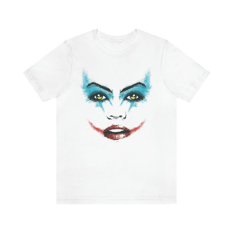 Female Joker Face Unisex Jersey Short Sleeve Tee