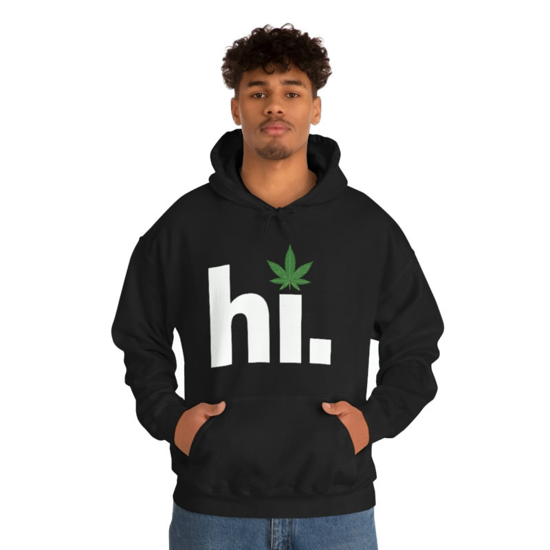 hi. 420 Friends Unisex Heavy Blend™ Hooded Sweatshirt - Image 3