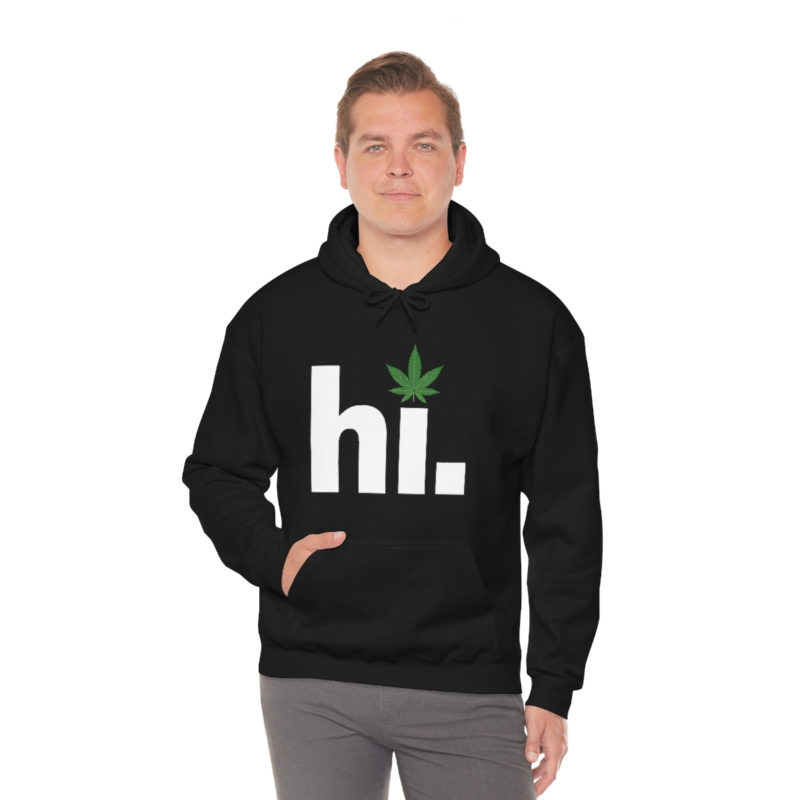 hi. 420 Friends Unisex Heavy Blend™ Hooded Sweatshirt - Image 5