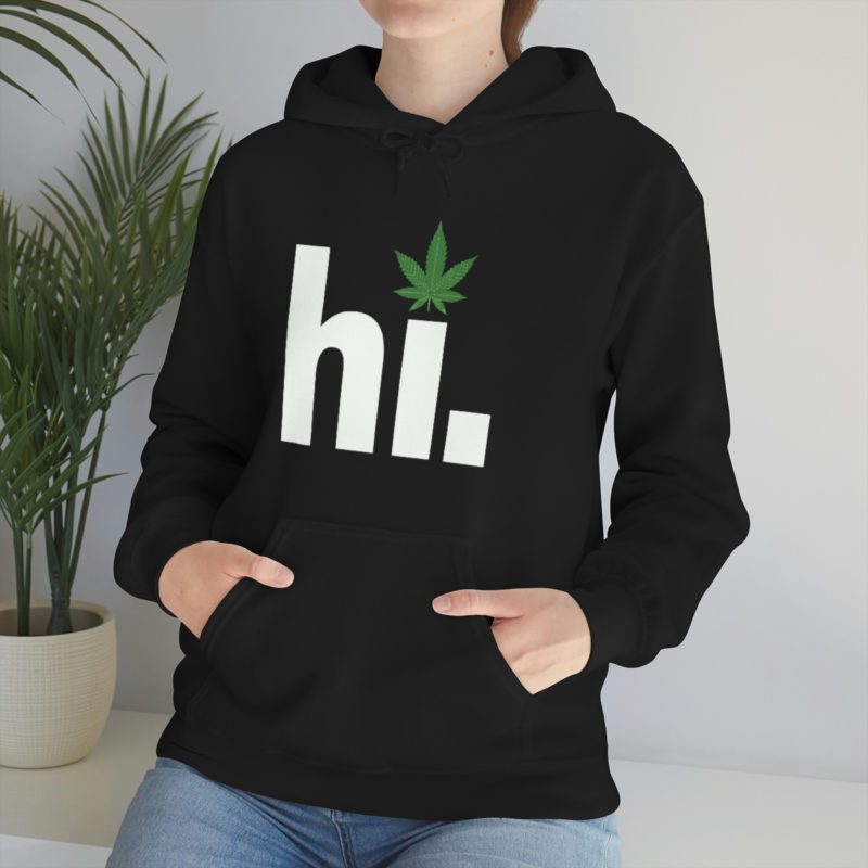 hi. 420 Friends Unisex Heavy Blend™ Hooded Sweatshirt - Image 6