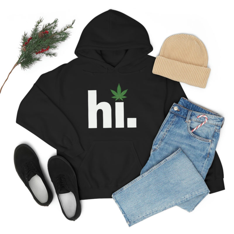 hi. 420 Friends Unisex Heavy Blend™ Hooded Sweatshirt - Image 7