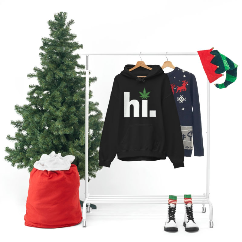 hi. 420 Friends Unisex Heavy Blend™ Hooded Sweatshirt - Image 8