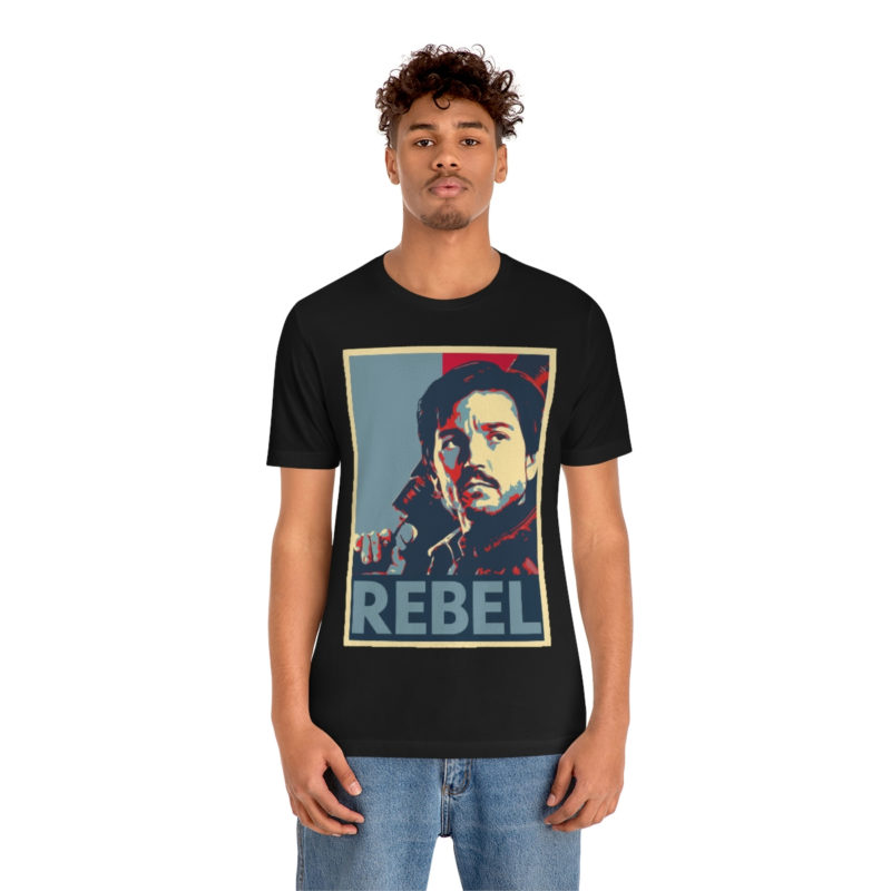 Cassian Andor Rebel Unisex Jersey Short Sleeve T-Shirt - Image 3