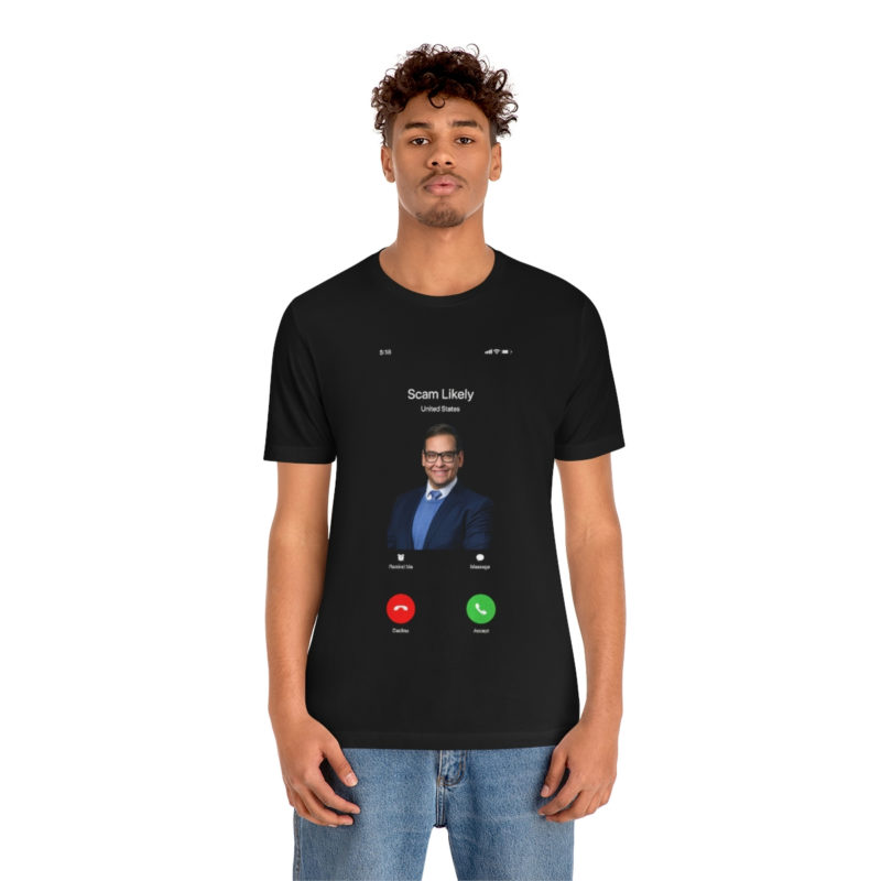 George Santos Scam Likely | Bella + Canvas Unisex Jersey Short Sleeve Tee - Image 3