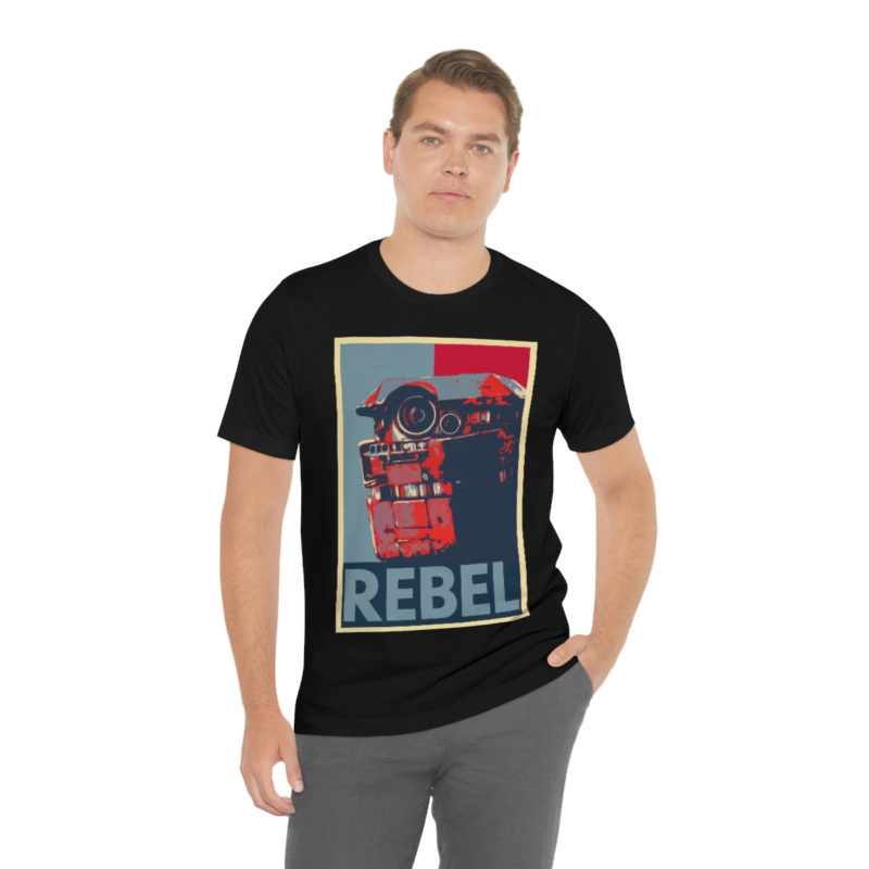 B2EMO Droid Star Wars Rebel Bella+Canva Unisex Jersey Short Sleeve Tee - Image 15