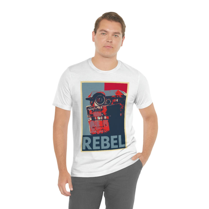 B2EMO Droid Star Wars Rebel Bella+Canva Unisex Jersey Short Sleeve Tee - Image 10