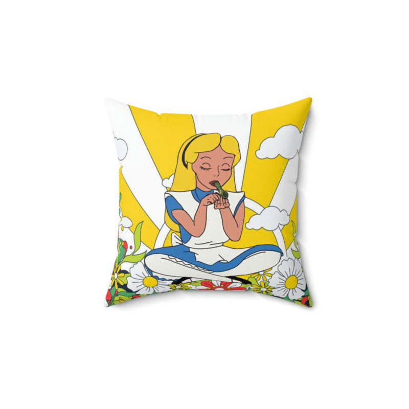 Stoner Fairytale Princess 420 Spun Polyester Square Pillow - Image 4