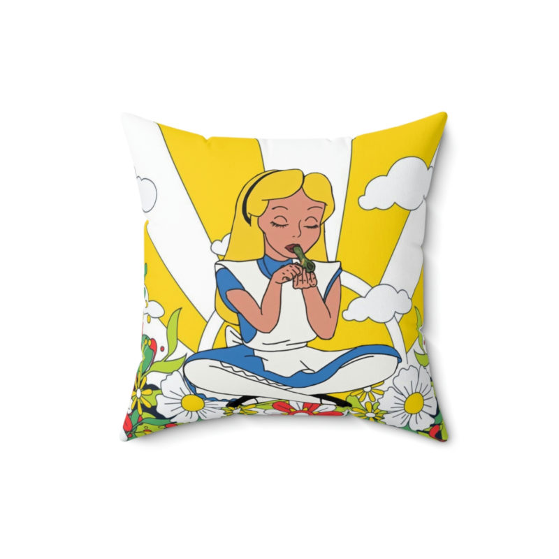 Stoner Fairytale Princess 420 Spun Polyester Square Pillow