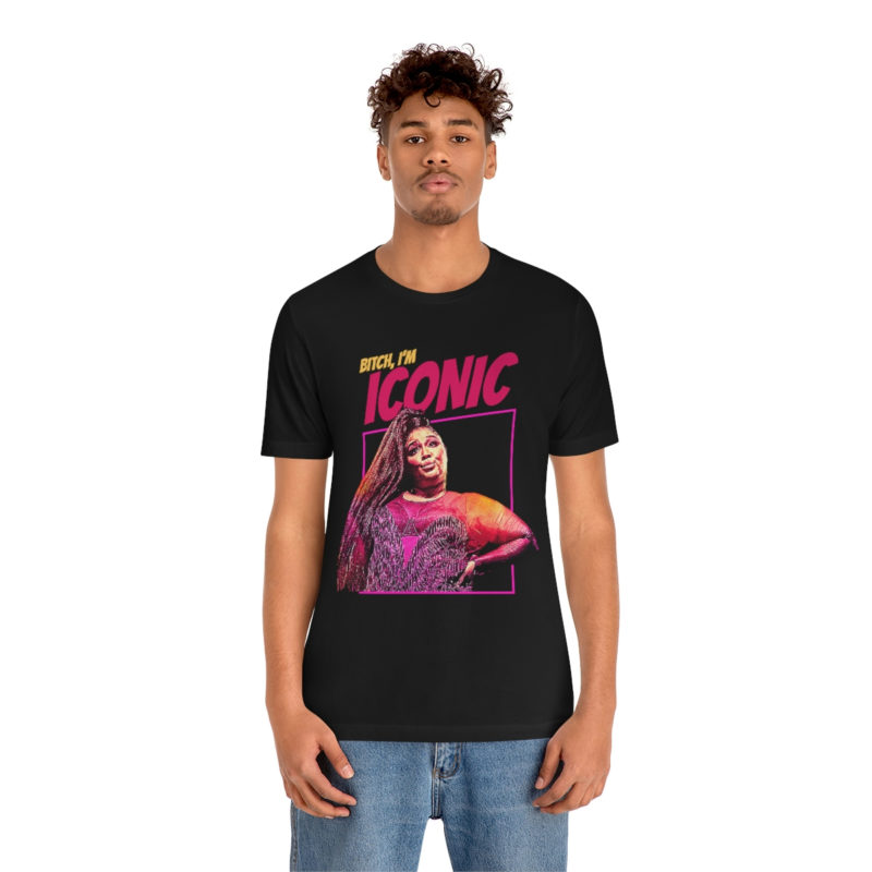 Lizzo, Bitch I'm Iconic - Bella+Canvas Unisex Jersey Short Sleeve T-Shirt - Image 4