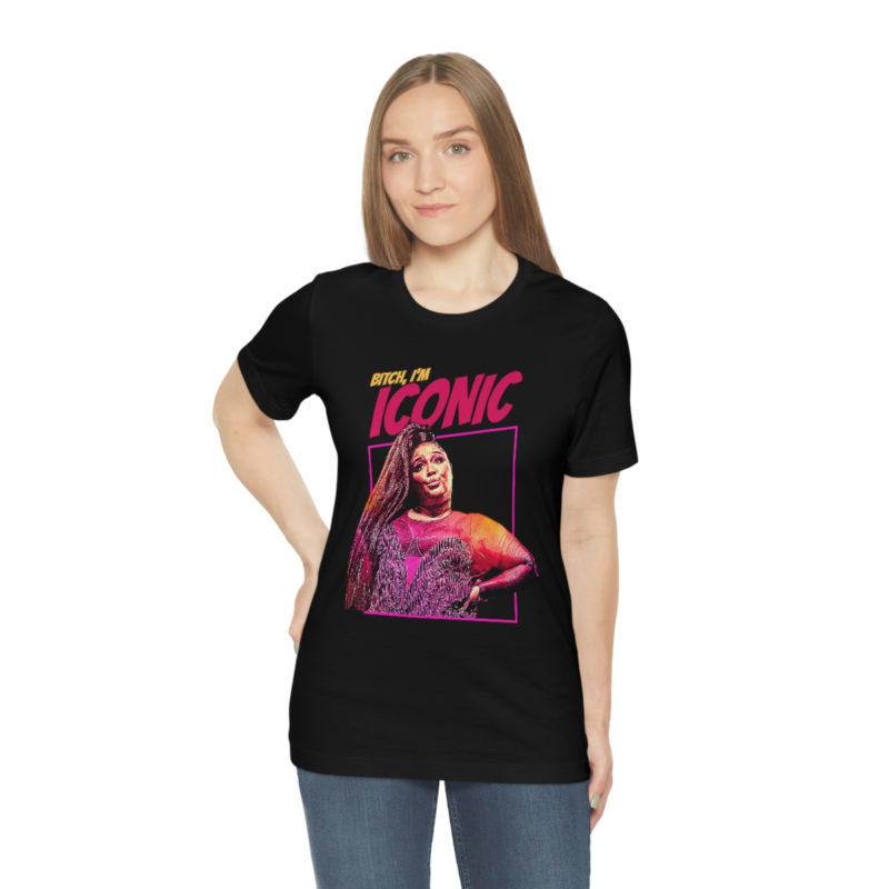 Lizzo, Bitch I'm Iconic - Bella+Canvas Unisex Jersey Short Sleeve T-Shirt - Image 5