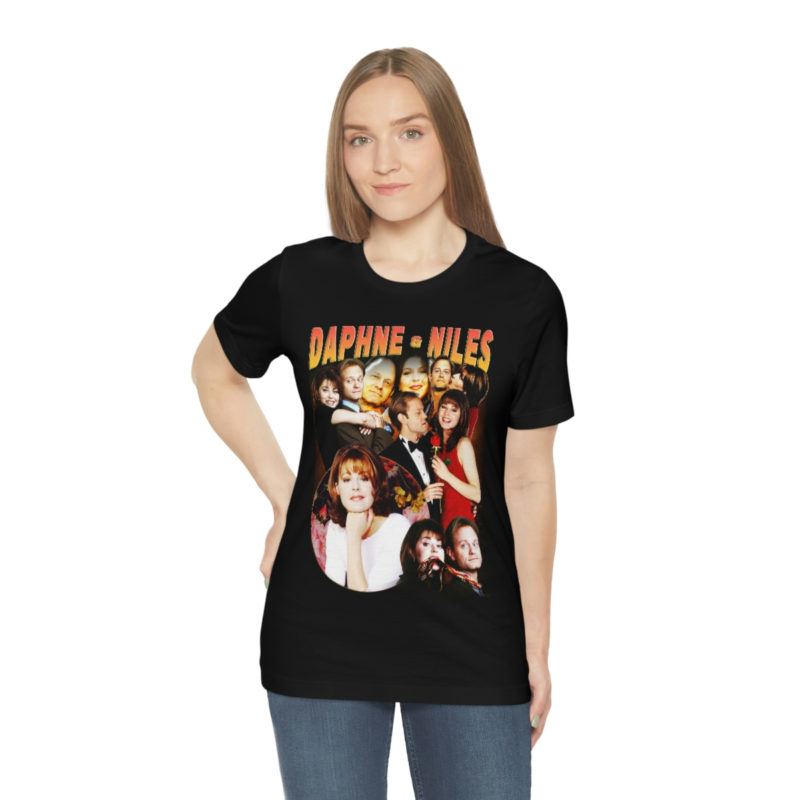 Daphne Moon and Niles Crane Frasier Fan Bella+Canvas Unisex Jersey T-Shirt | TV Romance Tees | Frasier Merch | TV Couples We Love - Image 6