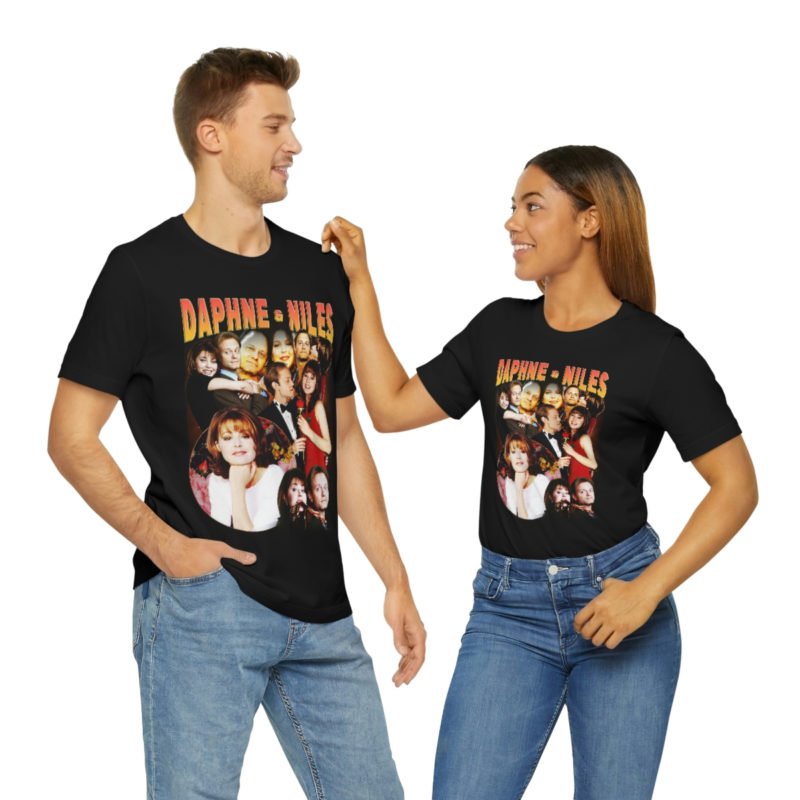 Daphne Moon and Niles Crane Frasier Fan Bella+Canvas Unisex Jersey T-Shirt | TV Romance Tees | Frasier Merch | TV Couples We Love - Image 10