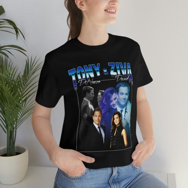 Tony DiNozzo and Ziva David T-Shirt | NCIS Fan Unisex Jersey T-Shirt - Image 7
