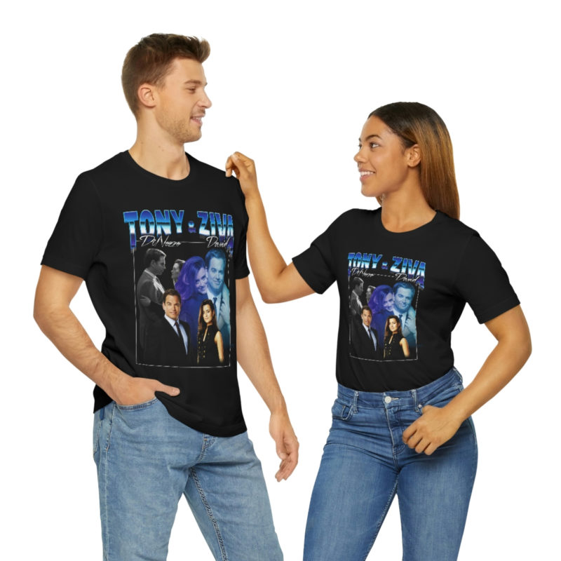 Tony DiNozzo and Ziva David T-Shirt | NCIS Fan Unisex Jersey T-Shirt - Image 10