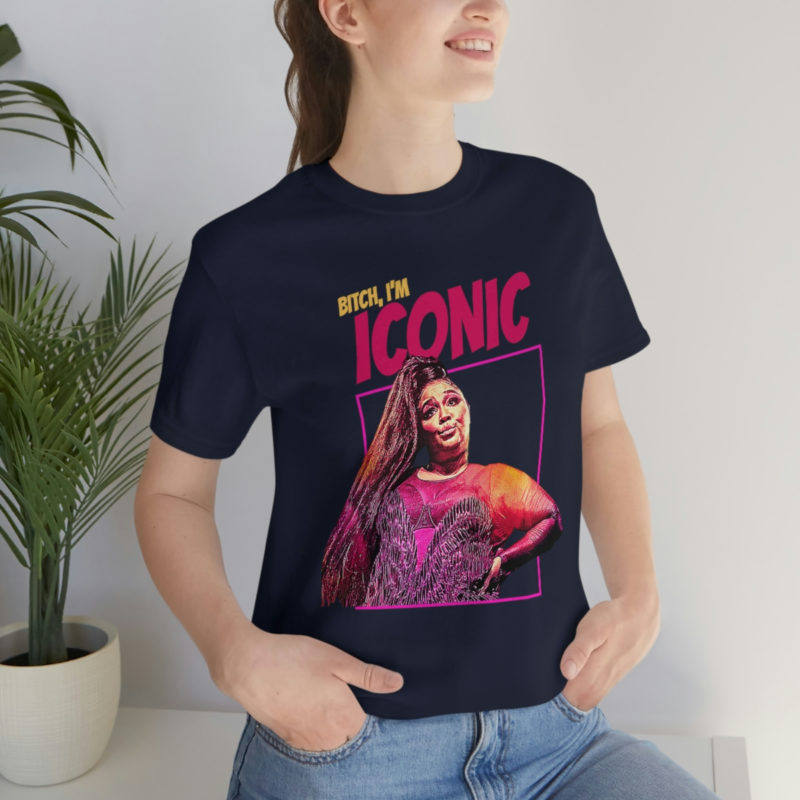 Lizzo, Bitch I'm Iconic - Bella+Canvas Unisex Jersey Short Sleeve T-Shirt - Image 17